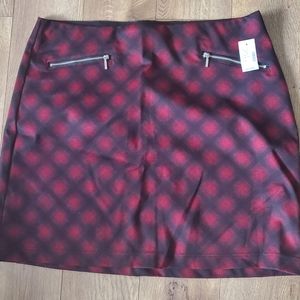 Maurices Plaid Skirt (16W)